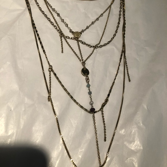 Express detailed layered necklace - Picture 6 of 9